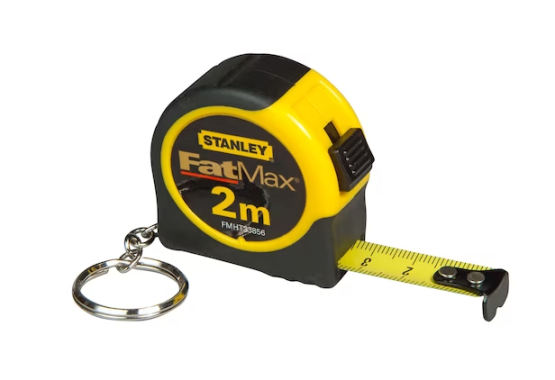 Stanley Bandmaß FatMax mit Schlüsselring, 2m/13mm, FMHT1-33856
